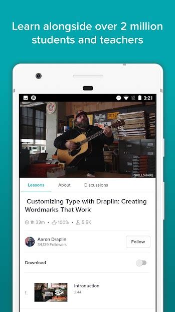skillsharr|Skillshare: Online Classes App .